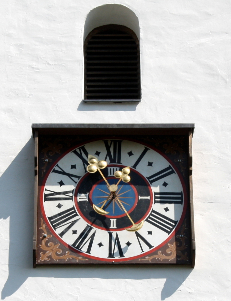 Turmuhrwerk Mattsee, Zellhof Zifferblatt