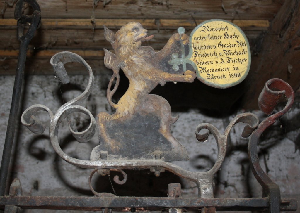 Turmuhrwerk Lamprechtshausen, Wallfahrtskirche Arnsdorf Aufsteckschild