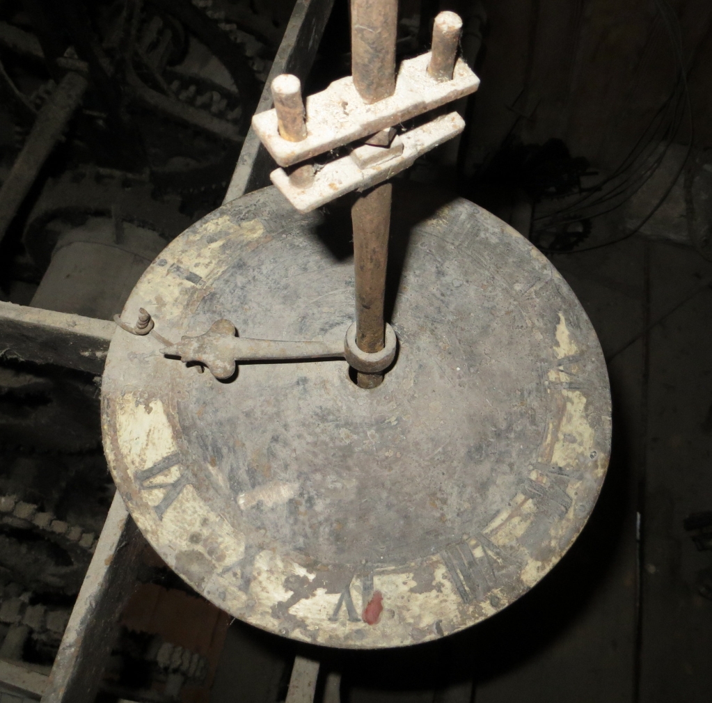 Turmuhrwerk Kuchl, Pfarrkirche Kontrollzifferblatt