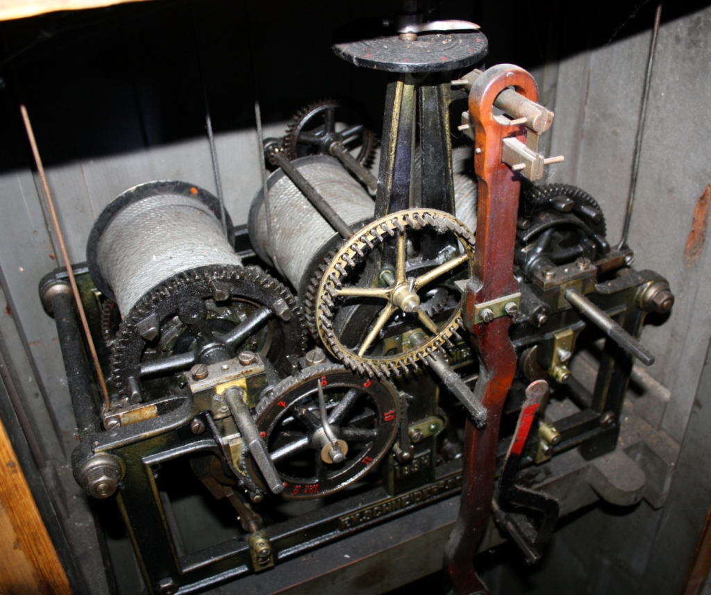 Turmuhrwerk Hallein, Pflegturm Gesamtinfo