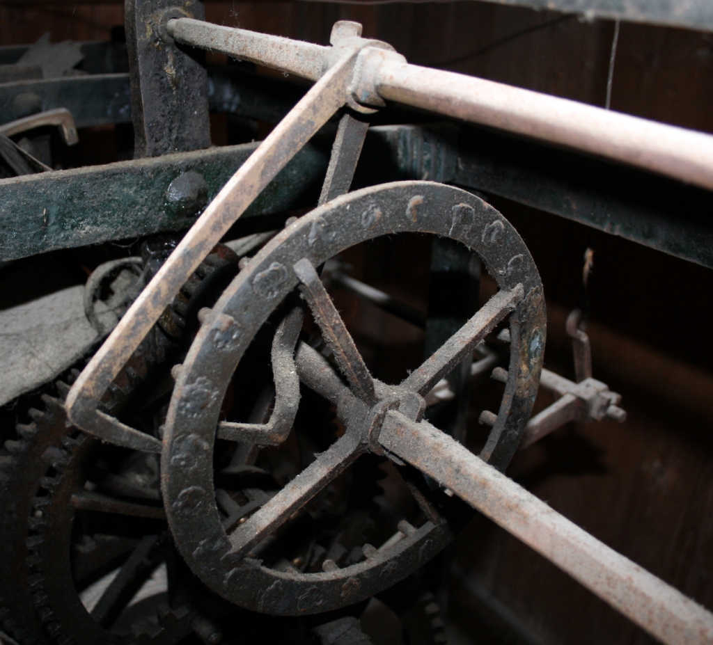 Turmuhrwerk Oberalm, Pfarrkirche Stiftengang