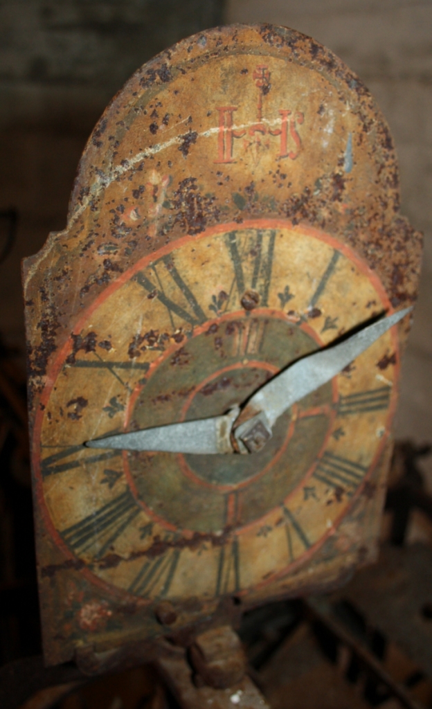 Turmuhrwerk Waidring Kontrollzifferblatt