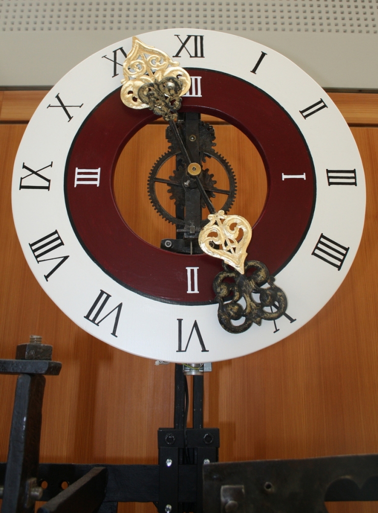 Turmuhrwerk Zirl, Pfarrkirche Kontrollzifferblatt