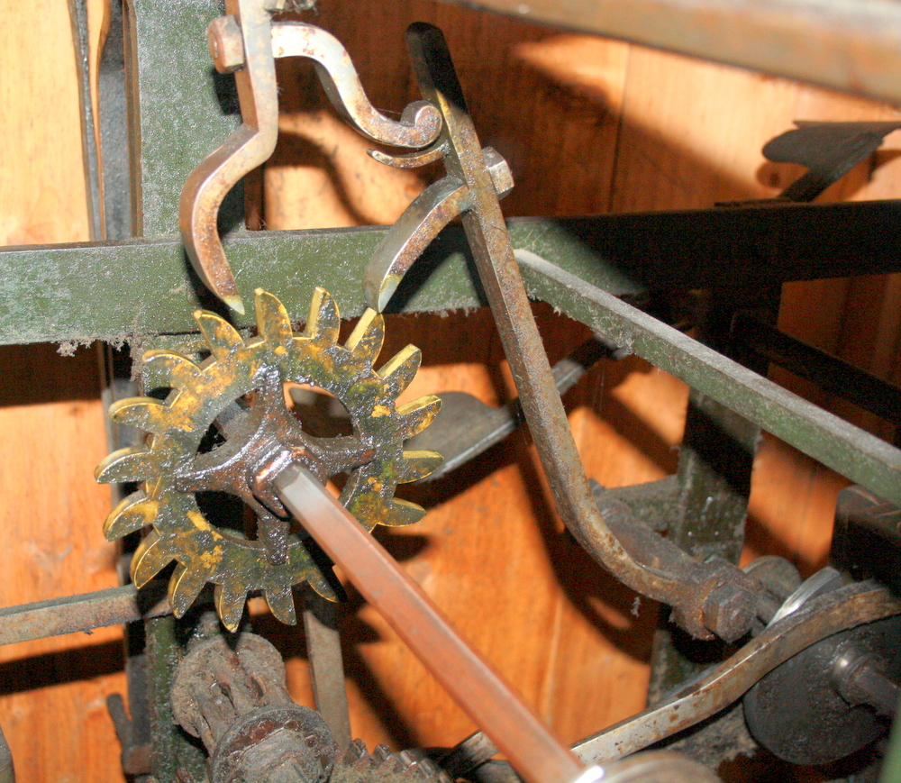 Turmuhrwerk Zederhaus Hemmung