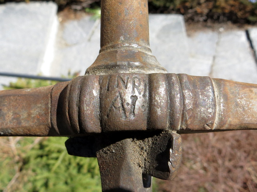 Turmuhrwerk Serfaus Inschrift Anker