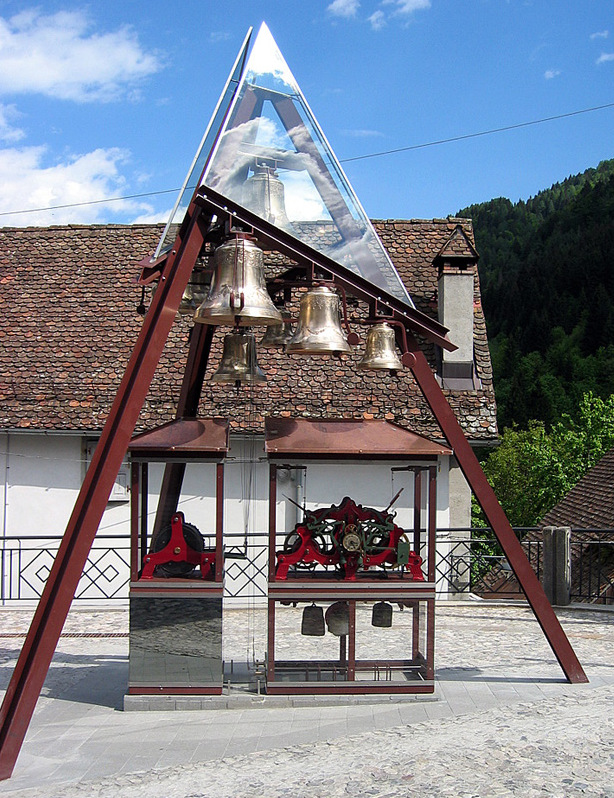 Turmuhrwerk Prato Carnico, Pesariis Pfarrkirche Glockenspiel
