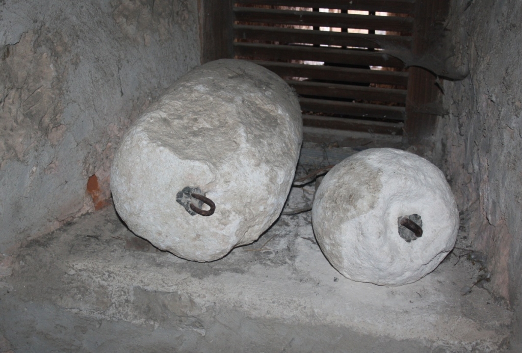 Turmuhrwerk Porec Gewichte