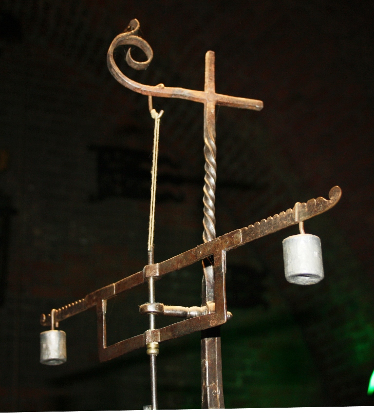 Turmuhrwerk Danzig, Katharinenkirche Waag Hemmung