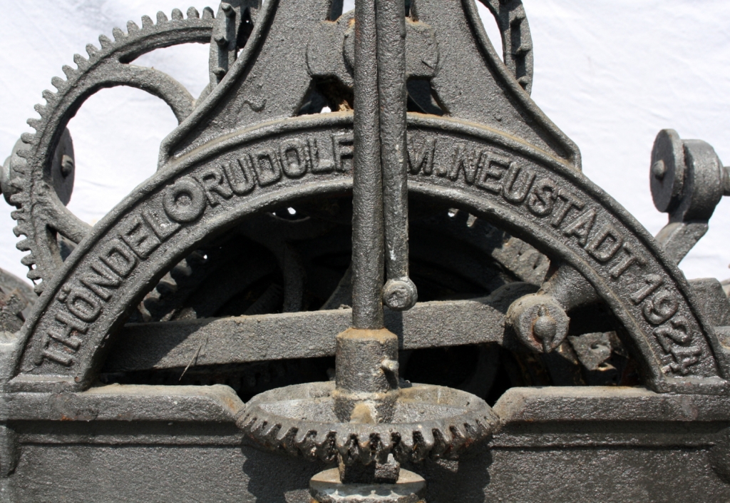 Turmuhrwerk Unicov Schriftband