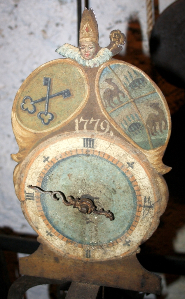 Turmuhrwerk Annaberg, Pfarrkirche Kontrollzifferblatt