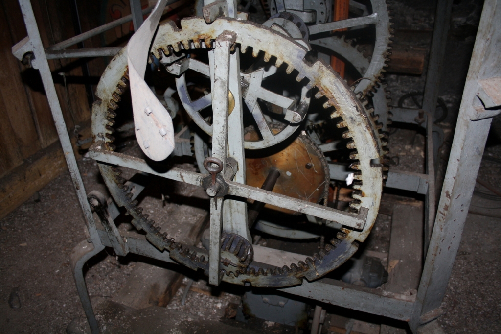 Turmuhrwerk Schwaz, Stadtpfarrkirche Marktuhr Schlossscheibe