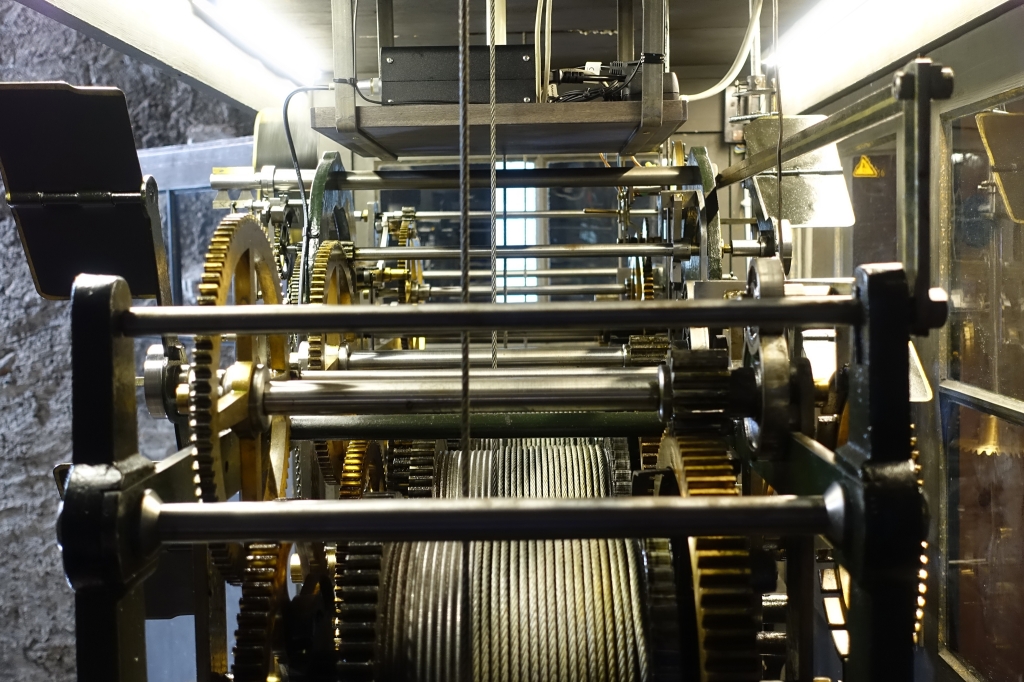 Turmuhrwerk Feldkirch, Dom St. Nikolaus Einblick