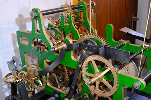 Turmuhr Rochlitz Lauf- und Schlagwerk