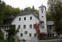 Turmuhrwerk Landl, Lainbach Gasthof Busenlechner Außenansicht